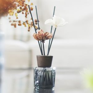 Wood Cap Reed Diffuser Sticks Glass Bottle Custom Fragrant Packaging Box