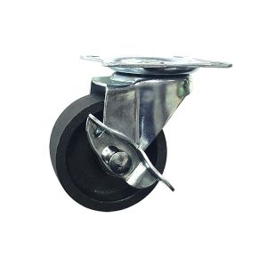 Buy cheap 75mm Cast Iron Light Duty Casters 360 Degree Rotating With Side Locking from wholesalers