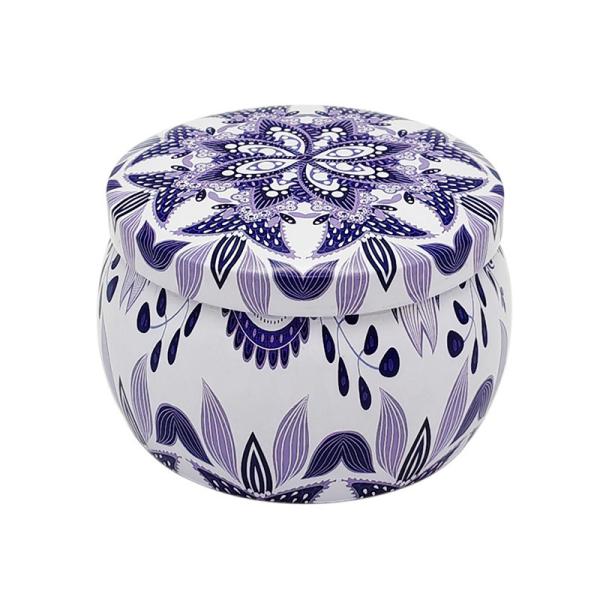 Custom Luxury Popular Retro Design Multicolor Jar Soy Wax Scented Candle Aromatherapy Tin Candles Wholesale