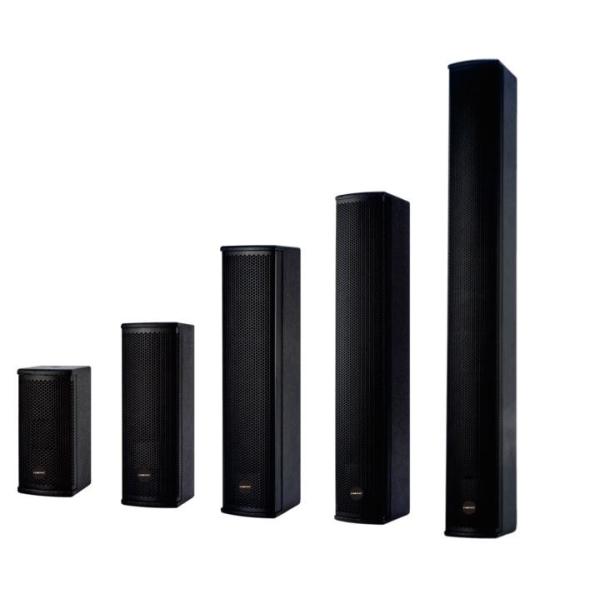 Quality Full Frequency Linear POE Column Speaker Built In DSP Processing for sale