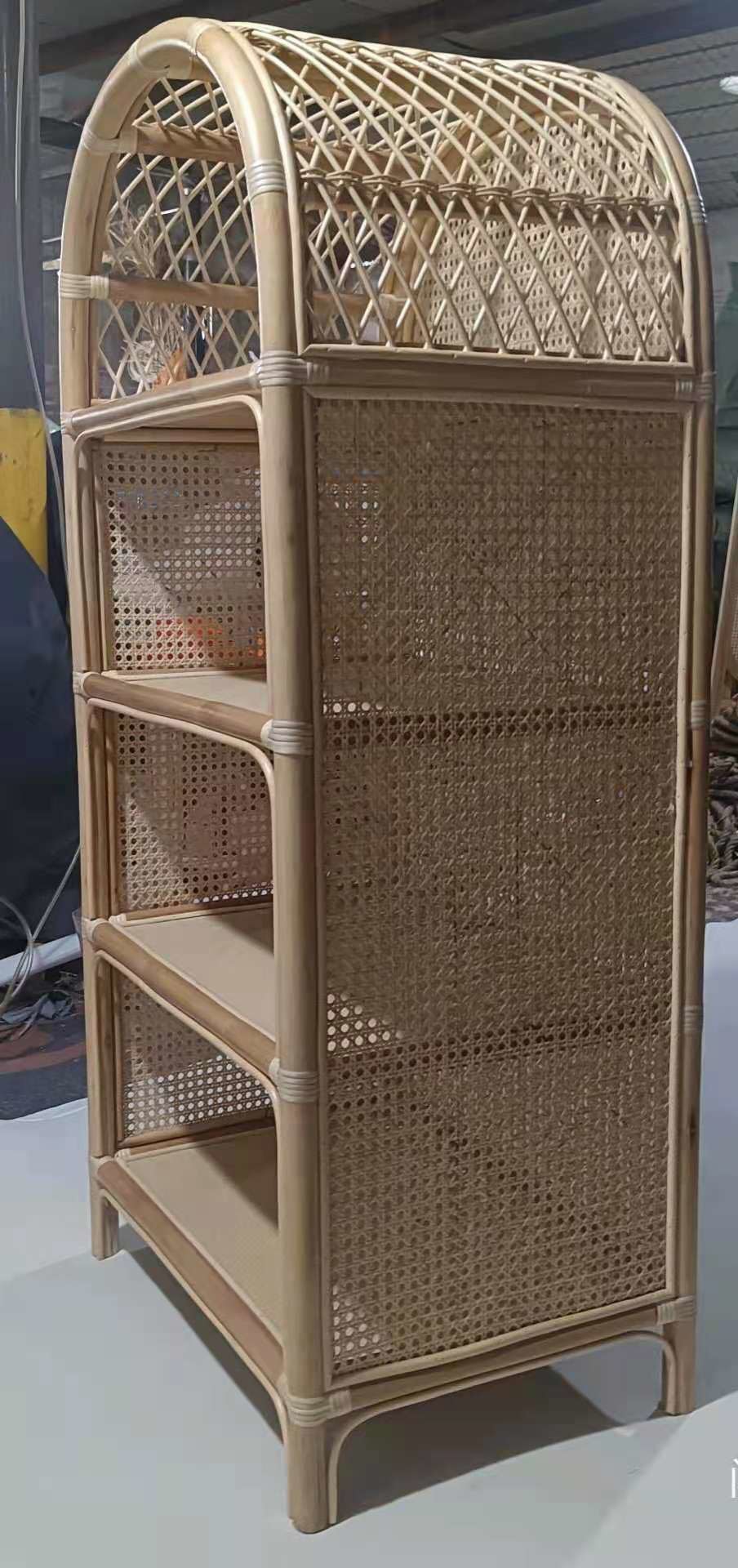 Buy cheap Natural rattan storage ECO friendly home furniture shelves shelf from wholesalers