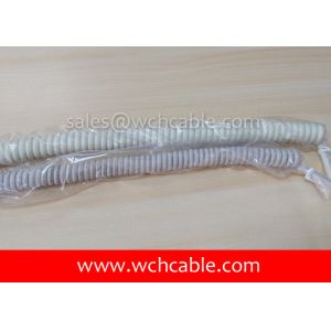Buy cheap UL21007 Abrasion Resistant Polyurethane Spring Cable from wholesalers