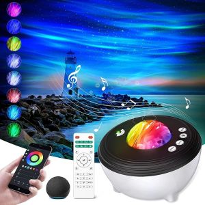 Buy cheap Aurora Star Light Galaxy Projector For Bedroom Smart Aurora Star Projector with Remote App Alexa Night Light Speaker Kid from wholesalers