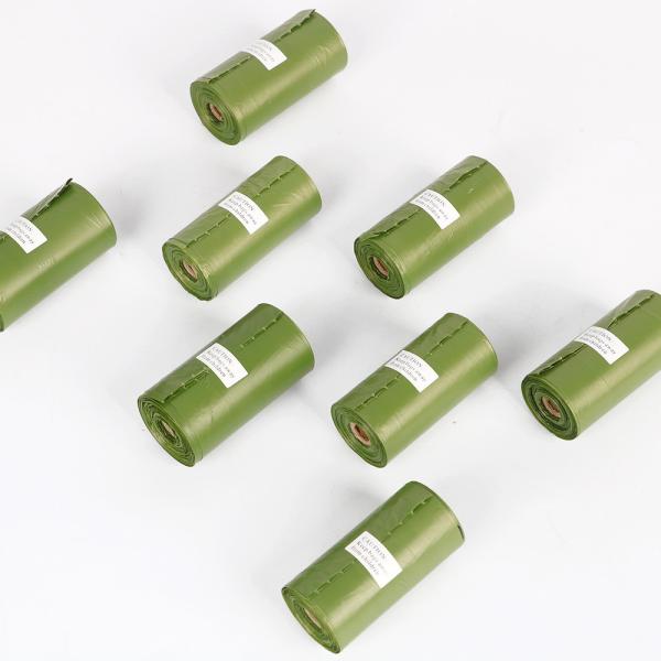 Buy cheap Green Compostable Biodegradable Dog Waste Bags Custom Logo Printing from wholesalers