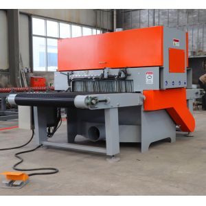 Twin Blade Board Edger Circular Sawmill With Infrared Light For Positioning
