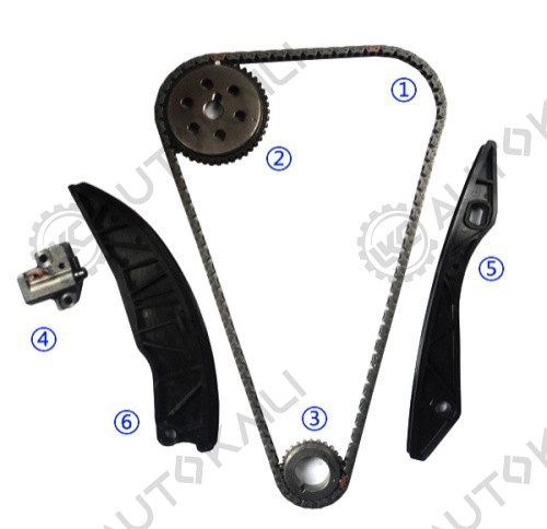 Timing Chain Kit For G4FA 1.4L; G4FC/G4FG 1.6L i20 1.4L 09-12 i30 1.4L/1.6L 09