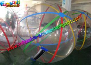 Buy cheap Big Zorb Floating Inflatable Water Ball With Colorful Silk Ribbon product