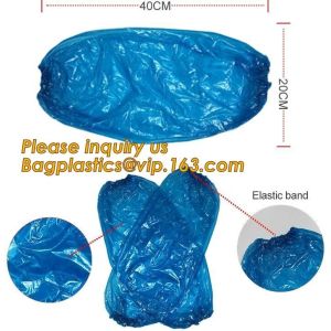 sleeve covers of non-woven,cpe and PE,sizes are customized,transparent