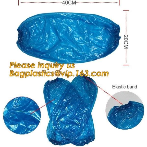 Buy cheap sleeve covers of non-woven,cpe and PE,sizes are customized,transparent Waterproof PE sleeve cover,Surgical PE Oversleeve from wholesalers