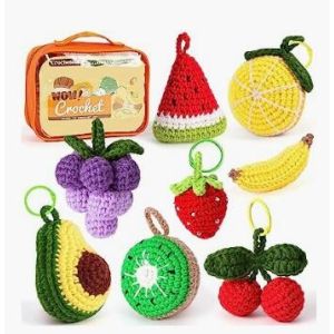 Buy cheap Handmade Crochet Keychain Stuffed Animal Crafts Knitted Crochet Toys - Keychain product
