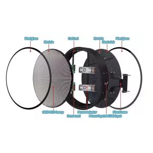 Buy cheap P4.28 Double sided led display Circular LED Display Dia 600mm Sign led screen from wholesalers