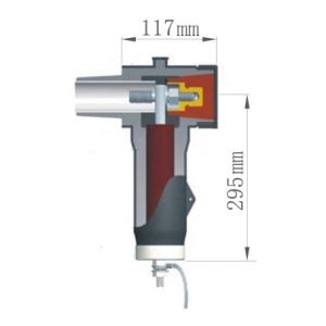 Surge Arrester Separable Connectors Provide Over Voltage Protection , Steel Cap