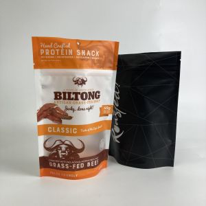 Buy cheap Custom Printed Eco-friendly Resealable Packaging Bags Stand Up Zipper Bags for Snack Food Packaging Bags with Window from wholesalers