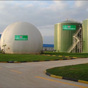 Stainless Steel Polyurethane Foam Spray Paint Biogas Holder Insulated