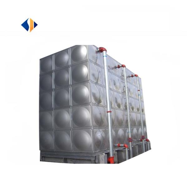Quality Sus 304 Stainless Steel Water Tank Cube Reservoir for Fire Fighting Reservoir Tank for sale