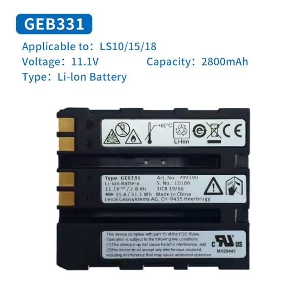 GEB334 10.8V 3450mAh Battery for Leica CS20 LS10/15/18 Level