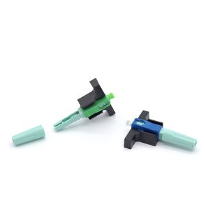 FTTH Aircraft Spiral fiber optic quick connector Assembly SC APC
