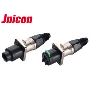 Buy cheap Dual Ethernet Port RJ45 Waterproof Connector Plug And Socket With PCB IP65 from wholesalers