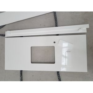 Engineering Solid Stone Countertops 93% Quartz Sand Polished Glossy Surface