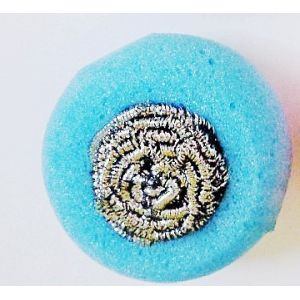 Buy cheap Replaceable SS Kitchen Sponge Scrubber With Strong Decontamination Power from wholesalers
