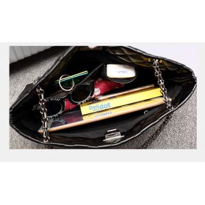 Buy cheap ODM Polyester Lining Shoulder Polyurethane Tote Bag With Hasp from wholesalers