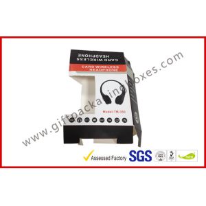 Collapsible Customized CardBoard Electronics Packaging With Clear Window