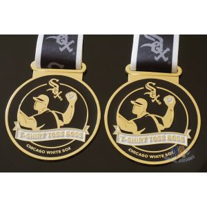 Buy cheap Toss Metal Awards Custom Sports Medals Bespoke Design Sublimated Ribbon from wholesalers