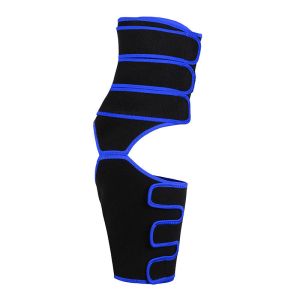 Buy cheap Blue Velcro Three Belt Neoprene Waist And Thigh Trimmer Customized from wholesalers