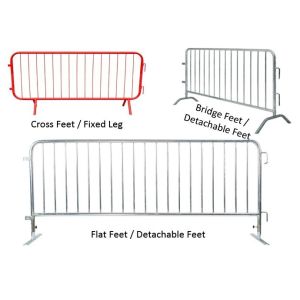 Buy cheap Quick Assembled Crowd Control Barricades Interlocking Type Various Color from wholesalers