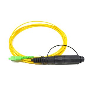 Buy cheap Pre Terminated Simplex Fiber Optic Patch Cable Corning Optitap Mini SC APC To SC/APC from wholesalers