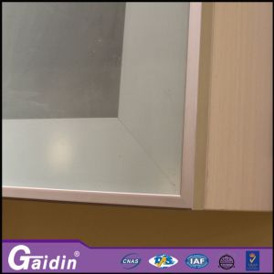 Buy cheap mill finished anodized wooodgrain glass insert kitchen cabinet aluminum door frame from wholesalers