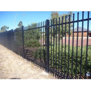 Buy cheap 2.1m High Security Q195 Pipe Wrought Iron Steel Fence Panels And Posts from wholesalers