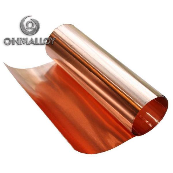 Quality Beryllium Metal Copper Strip Foil CuBe2 QBe2.0 Alloy Strip for sale