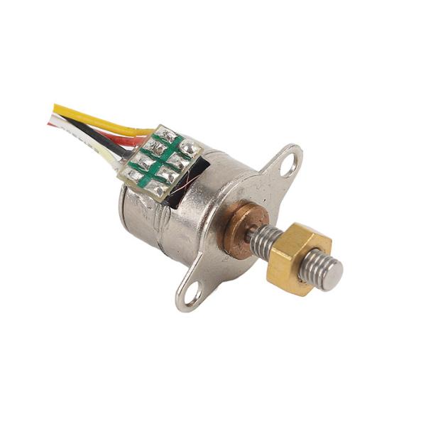 18ohm Small DC Electric Motors 10mm PM Micro stepper motor With Lead Screw 18°