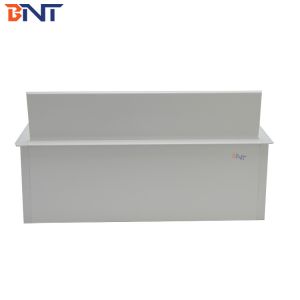 Conference office room used aluminum table brush desk grommet box