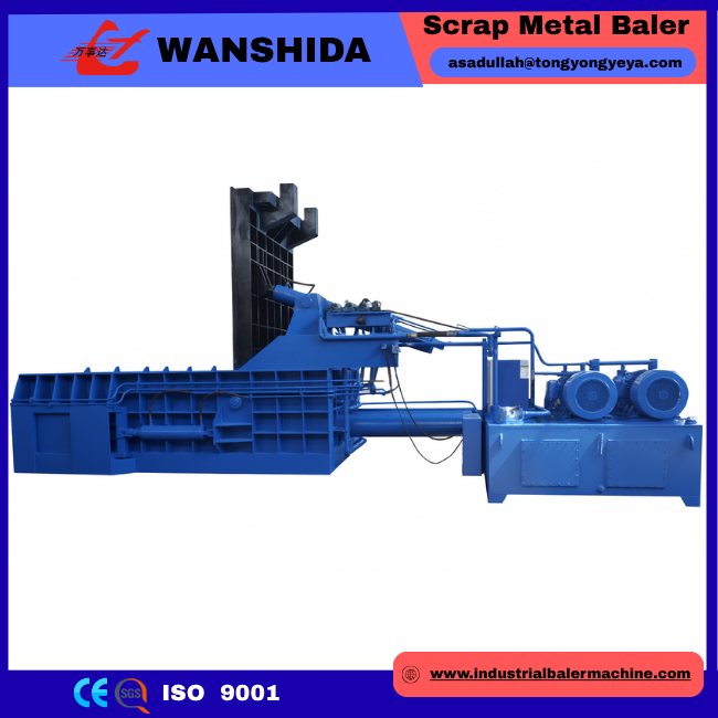 Buy cheap WANSHIDA Hydraulic Scrap Metal Baler Heavy Duty Recycling Solution. from wholesalers