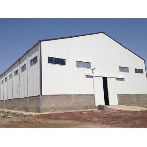 Buy cheap 2000sqm Q235B QHHK Prefab Metal Warehouse With Office from wholesalers