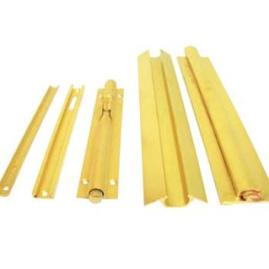Buy cheap OEM design solid lock cylinder bolt brass extrusion profile section from wholesalers