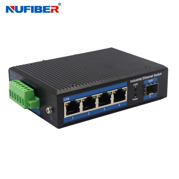 Buy cheap 4x10 / 100 / 1000M POE Media Converter POE Port to SFP Slot Gigabit 48V from wholesalers