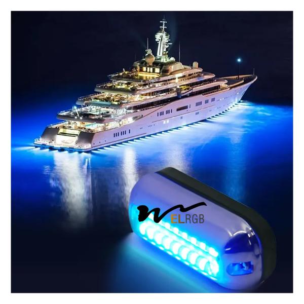 Quality IP68 Ocean Led Underwater Lights LED Marine Lights Boat Transom Lights for sale
