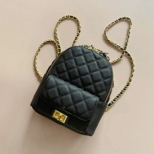 Buy cheap Chain Strap Soft Quilted Backpack 17cm 21cm Cowhide Leather from wholesalers