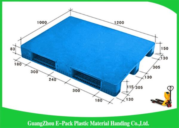 Buy cheap Standard Size Stackable Plastic Pallets , Double Faced Heavy Duty Pallets High Load from wholesalers