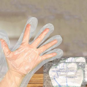Buy cheap Customized Environmental Protection 0.4 Ultra Thin Disposable Film Plastic Gloves from wholesalers