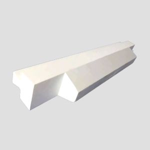 High Al2O3 and SiO2 Content % Quartz Ceramic Pieces for Float Glass Kiln Gate