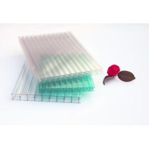 Buy cheap Hollow Polycarbonate Sheet Panels Multi Wall Sun PC Panel For Greenhouse Roofing Covering from wholesalers