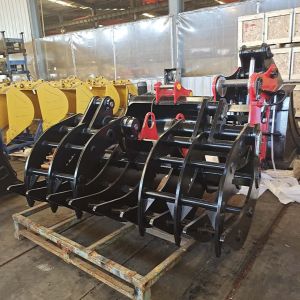 Customizable Excavator Attachments Arable Land Harrow Bucket Multitooth Rake