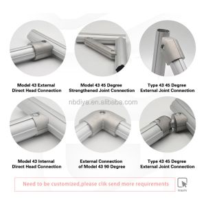Buy cheap Top Sale High Quality Customized aluminum lean Tube Joint from wholesalers