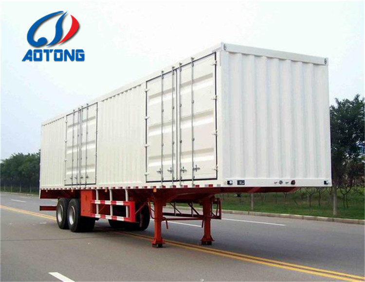 Buy cheap Juyuan Trailer 3 Axles Swing Open Type Cargo Box Van Semi Trailer Wing Dry Van Type from wholesalers