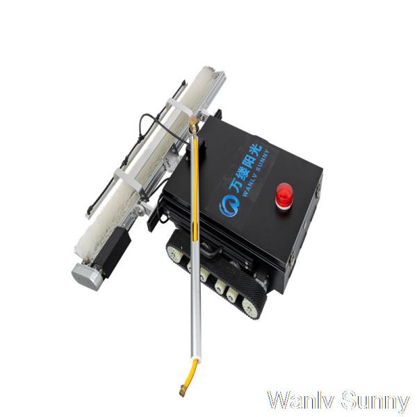 Solar Panel Cleaning Machine Customized Cold Water Cleaning Process Robot