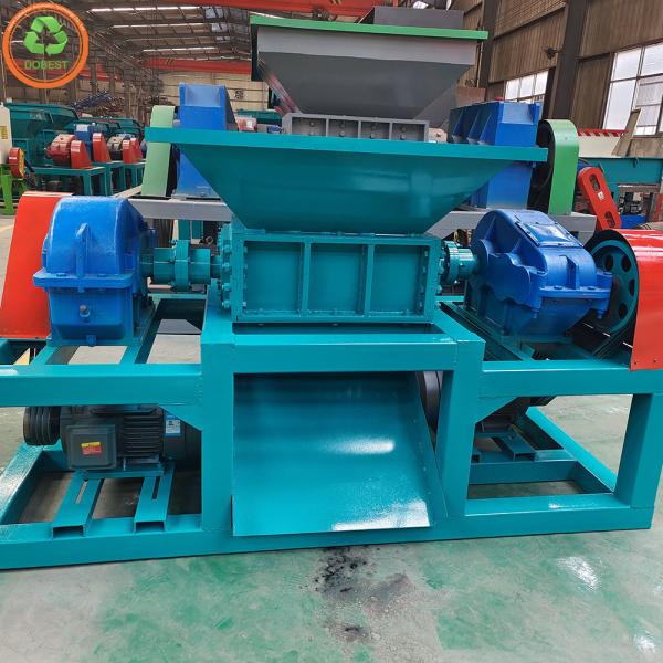 1T Weight Scrap Heavy Melting PVC HDPE PP PET Waste Double Shaft Double Motor